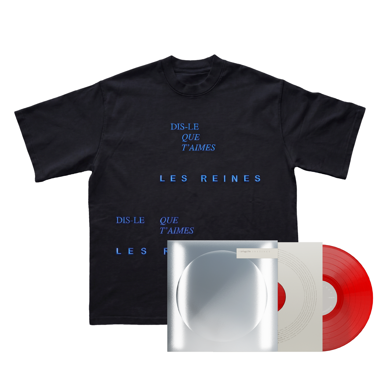 Vinyl "INSTINCT" Exclusive + T-Shirt brodé