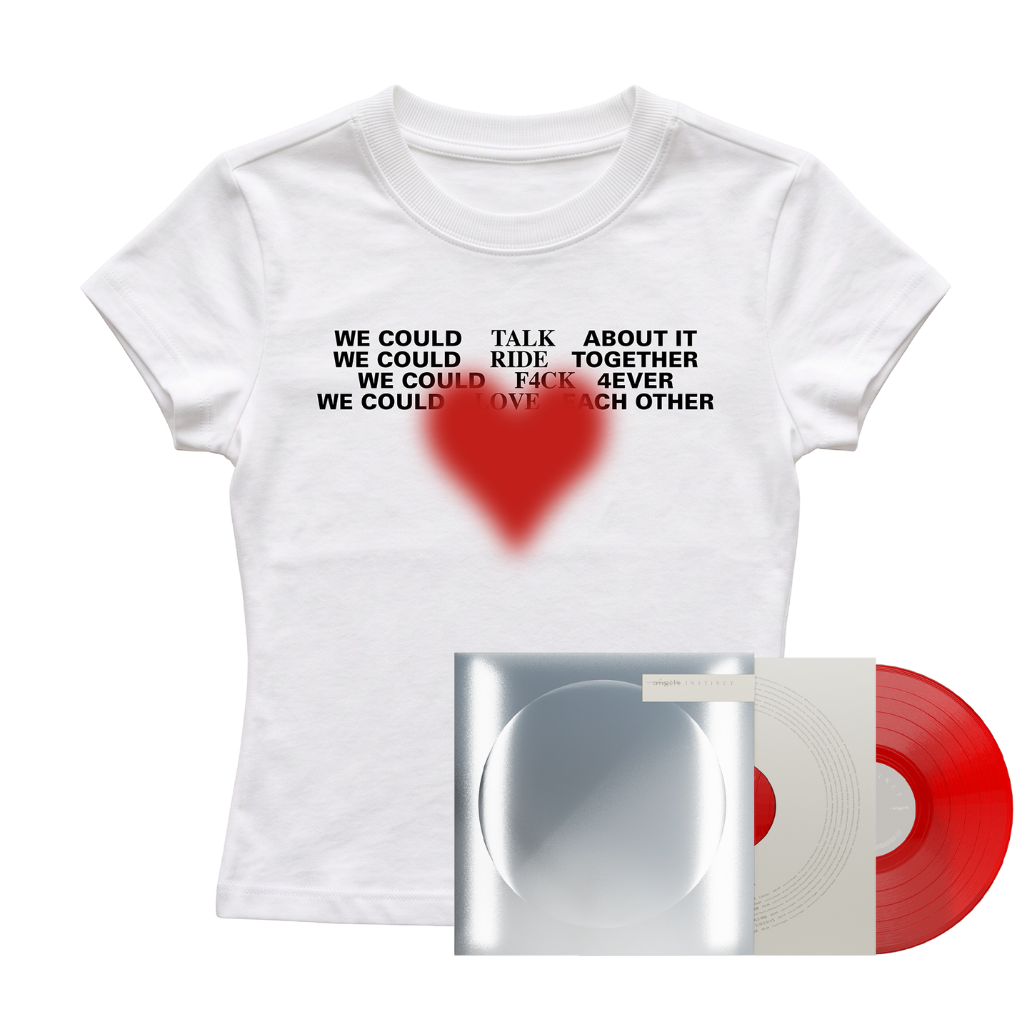 Vinyl "INSTINCT" Exclusive + Baby Tee