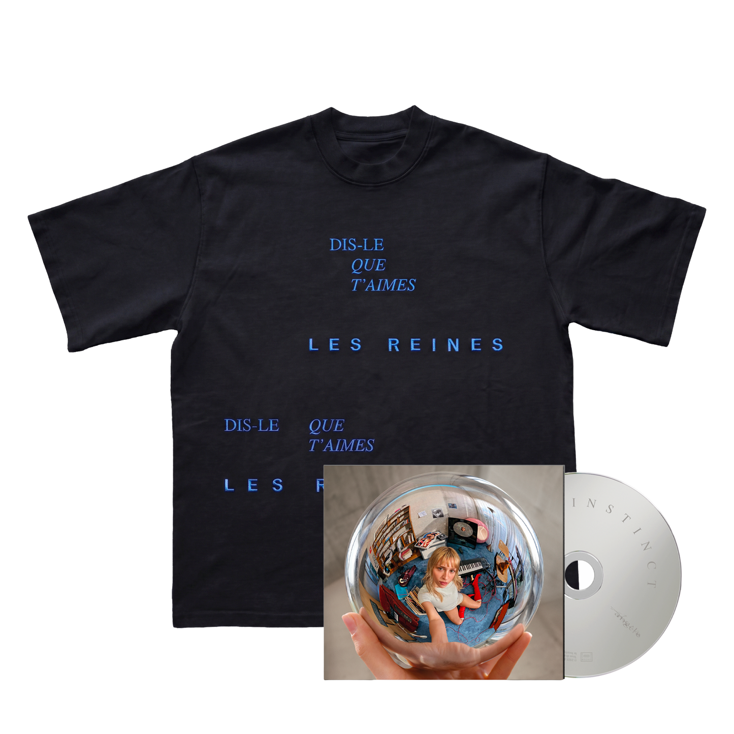CD "INSTINCT" + T-Shirt brodé