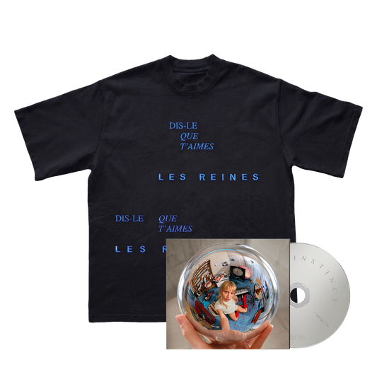CD "INSTINCT" + T-Shirt brodé